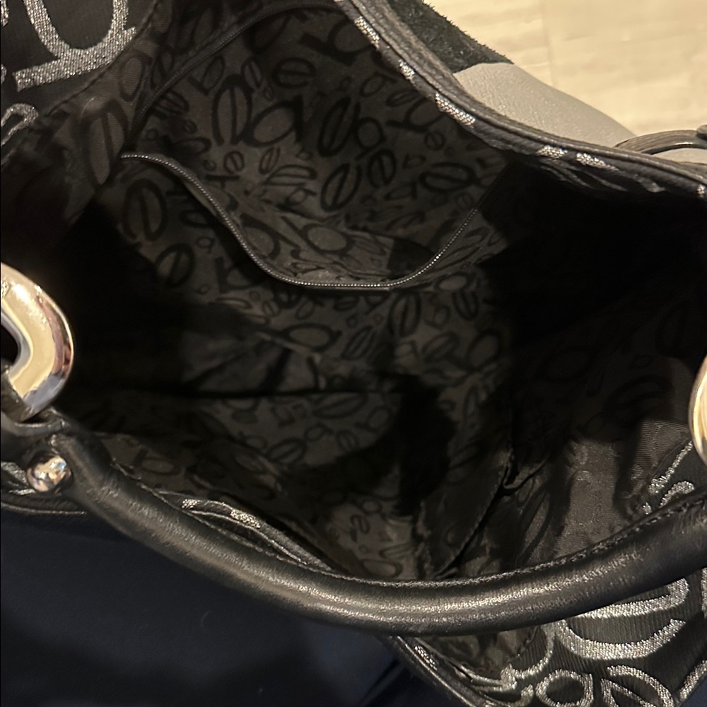 Vintage bebe Y2K Patchwork Large Tote Shoulder Bag - Picture 3 of 5